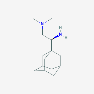 molecular formula C14H26N2 B12956780 (S)-1-(Adamantan-1-yl)-N2,N2-dimethylethane-1,2-diamine 