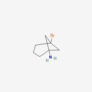 5-Bromobicyclo[3.1.1]heptan-1-amine