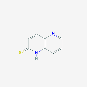 molecular formula C8H6N2S B12956802 1,5-Naphthyridine-2(1H)-thione CAS No. 54996-20-2