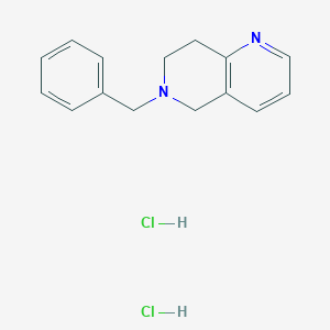 6-Benzyl-5,6,7,8-tetrahydro-1,6-naphthyridine dihydrochloride