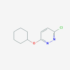 B1295687 3-Chloro-6-(cyclohexyloxy)pyridazine CAS No. 17321-26-5