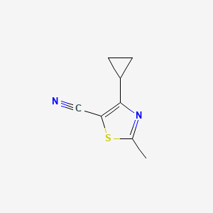 4-Cyclopropyl-2-methylthiazole-5-carbonitrile