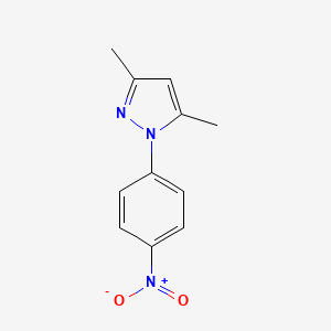 B1295688 3,5-Dimethyl-1-(4-nitrophenyl)-1H-pyrazole CAS No. 13788-94-8