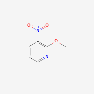 molecular formula C6H6N2O3 B1295690 2-甲氧基-3-硝基吡啶 CAS No. 20265-35-4