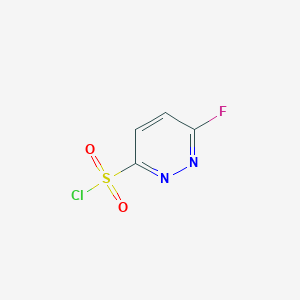 molecular formula C4H2ClFN2O2S B12956905 6-Fluoropyridazine-3-sulfonyl chloride 