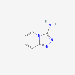 molecular formula C6H6N4 B1295693 [1,2,4]三唑并[4,3-a]吡啶-3-胺 CAS No. 767-62-4