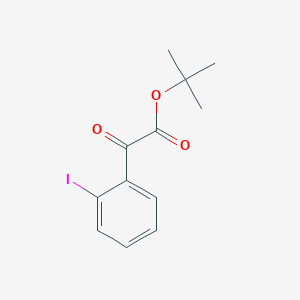 molecular formula C12H13IO3 B12956946 tert-Butyl 2-(2-iodophenyl)-2-oxoacetate 