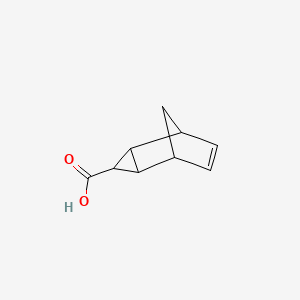 B1295695 Tricyclo[3.2.1.0~2,4~]oct-6-ene-3-carboxylic acid CAS No. 90820-03-4