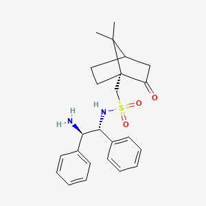 N-((1R,2R)-2-Amino-1,2-diphenylethyl)-1-((1R)-7,7-dimethyl-2-oxobicyclo[2.2.1]heptan-1-yl)methanesulfonamide