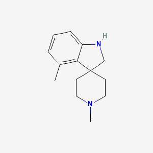 molecular formula C14H20N2 B12957009 1',4-Dimethylspiro[indoline-3,4'-piperidine] 