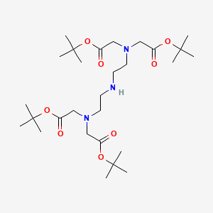 molecular formula C28H53N3O8 B12957014 Tetra-tert-butyl 2,2',2'',2'''-((azanediylbis(ethane-2,1-diyl))bis(azanetriyl))tetraacetate 