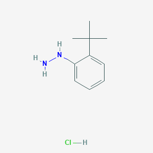 molecular formula C10H17ClN2 B12957063 (2-(tert-Butyl)phenyl)hydrazine hydrochloride 