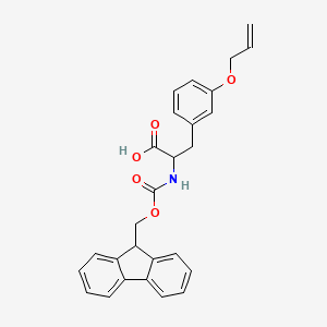 2-((((9H-Fluoren-9-yl)methoxy)carbonyl)amino)-3-(3-(allyloxy)phenyl)propanoic acid