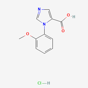 1-(2-Methoxyphenyl)-1H-imidazole-5-carboxylic acid hydrochloride