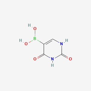 molecular formula C4H5BN2O4 B1295712 尿嘧啶-5-硼酸 CAS No. 70523-22-7