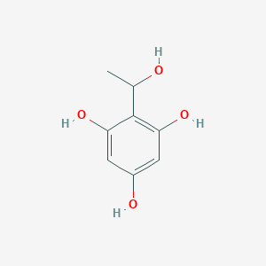 molecular formula C8H10O4 B12957121 2-(1-Hydroxyethyl)benzene-1,3,5-triol 