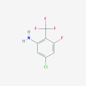 5-Chloro-3-fluoro-2-(trifluoromethyl)aniline