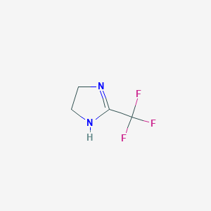 B1295714 2-(trifluoromethyl)-4,5-dihydro-1H-imidazole CAS No. 2794-20-9