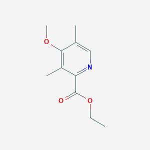 molecular formula C11H15NO3 B12957161 Ethyl 4-methoxy-3,5-dimethylpicolinate 