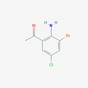 1-(2-Amino-3-bromo-5-chlorophenyl)ethanone