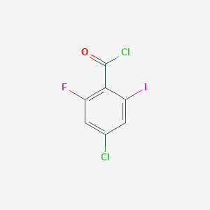 4-Chloro-2-fluoro-6-iodobenzoyl chloride