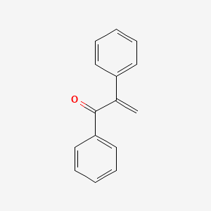 molecular formula C15H12O B12957280 1,2-Diphenyl-2-propen-1-one 