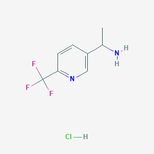 1-(6-(Trifluoromethyl)pyridin-3-yl)ethanamine hydrochloride