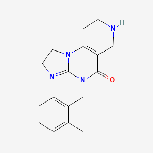 4-(2-Methylbenzyl)-1,2,6,7,8,9-hexahydroimidazo[1,2-a]pyrido[3,4-e]pyrimidin-5(4H)-one