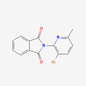 molecular formula C14H9BrN2O2 B12957326 2-(3-Bromo-6-methylpyridin-2-yl)isoindoline-1,3-dione 