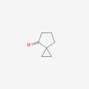 molecular formula C7H10O B1295733 螺[2.4]庚烷-4-酮 CAS No. 5771-32-4