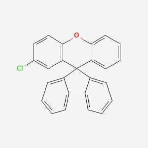 molecular formula C25H15ClO B12957338 2'-Chlorospiro[fluorene-9,9'-xanthene] 