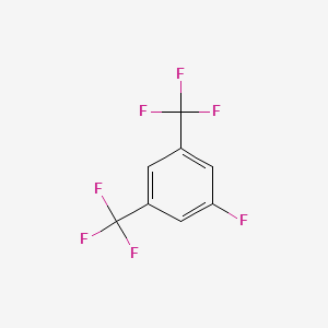 molecular formula C8H3F7 B1295734 3,5-双(三氟甲基)氟苯 CAS No. 35564-19-3