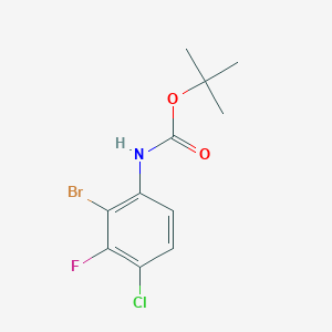 tert-Butyl (2-bromo-4-chloro-3-fluorophenyl)carbamate