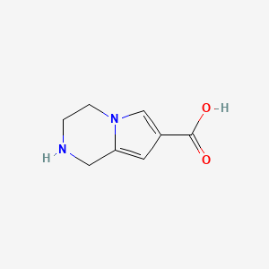 1,2,3,4-Tetrahydropyrrolo[1,2-a]pyrazine-7-carboxylic acid