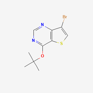 7-Bromo-4-(tert-butoxy)thieno[3,2-d]pyrimidine