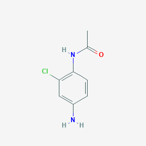 molecular formula C8H9ClN2O B1295738 N-(4-氨基-2-氯苯基)乙酰胺 CAS No. 57556-49-7