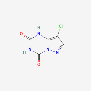 8-Chloropyrazolo[1,5-a][1,3,5]triazine-2,4(1H,3H)-dione