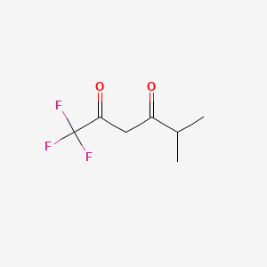 molecular formula C7H9F3O2 B1295742 1,1,1-三氟-5-甲基己烷-2,4-二酮 CAS No. 30984-28-2