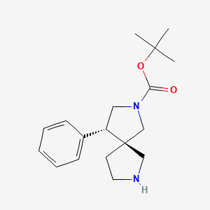 tert-Butyl (4S,5R)-4-phenyl-2,7-diazaspiro[4.4]nonane-2-carboxylate