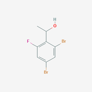 1-(2,4-Dibromo-6-fluorophenyl)ethanol