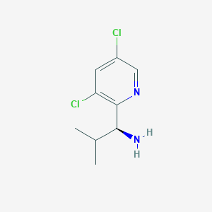 (S)-1-(3,5-Dichloropyridin-2-yl)-2-methylpropan-1-amine