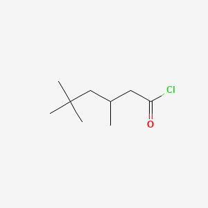 molecular formula C9H17ClO B1295747 3,5,5-Trimethylhexanoyl chloride CAS No. 36727-29-4