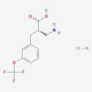 (S)-3-Amino-2-(3-(trifluoromethoxy)benzyl)propanoic acid hydrochloride