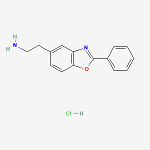 2-(2-Phenylbenzo[d]oxazol-5-yl)ethan-1-amine hydrochloride