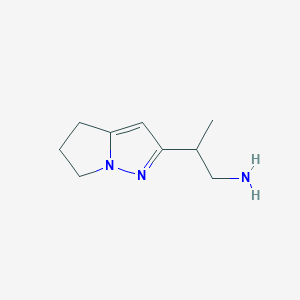 2-(5,6-Dihydro-4H-pyrrolo[1,2-b]pyrazol-2-yl)propan-1-amine