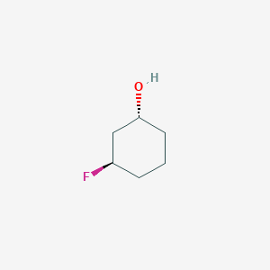 molecular formula C6H11FO B12957558 Rel-(1R,3R)-3-fluorocyclohexan-1-ol 