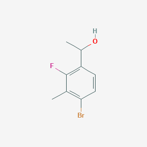 1-(4-Bromo-2-fluoro-3-methylphenyl)ethan-1-ol