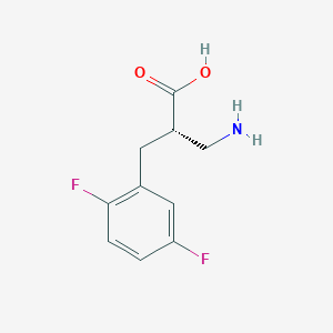 molecular formula C10H11F2NO2 B12957595 (S)-3-Amino-2-(2,5-difluorobenzyl)propanoic acid 