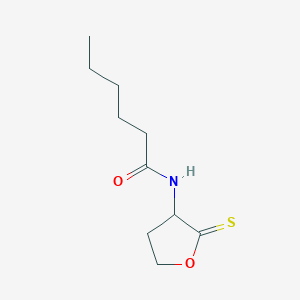 N-(2-thioxotetrahydrofuran-3-yl)hexanamide