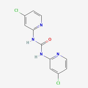 molecular formula C11H8Cl2N4O B12957649 1,3-Bis(4-chloropyridin-2-yl)urea 